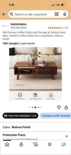 Coffee table brown