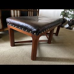 Leather Bench 