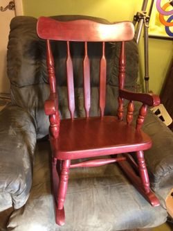 Childs rocking chair