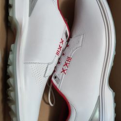 Nike Air Jordan ADG 5 Spikeless Golf Shoes White Fire Red FQ6642-101 Mens 11