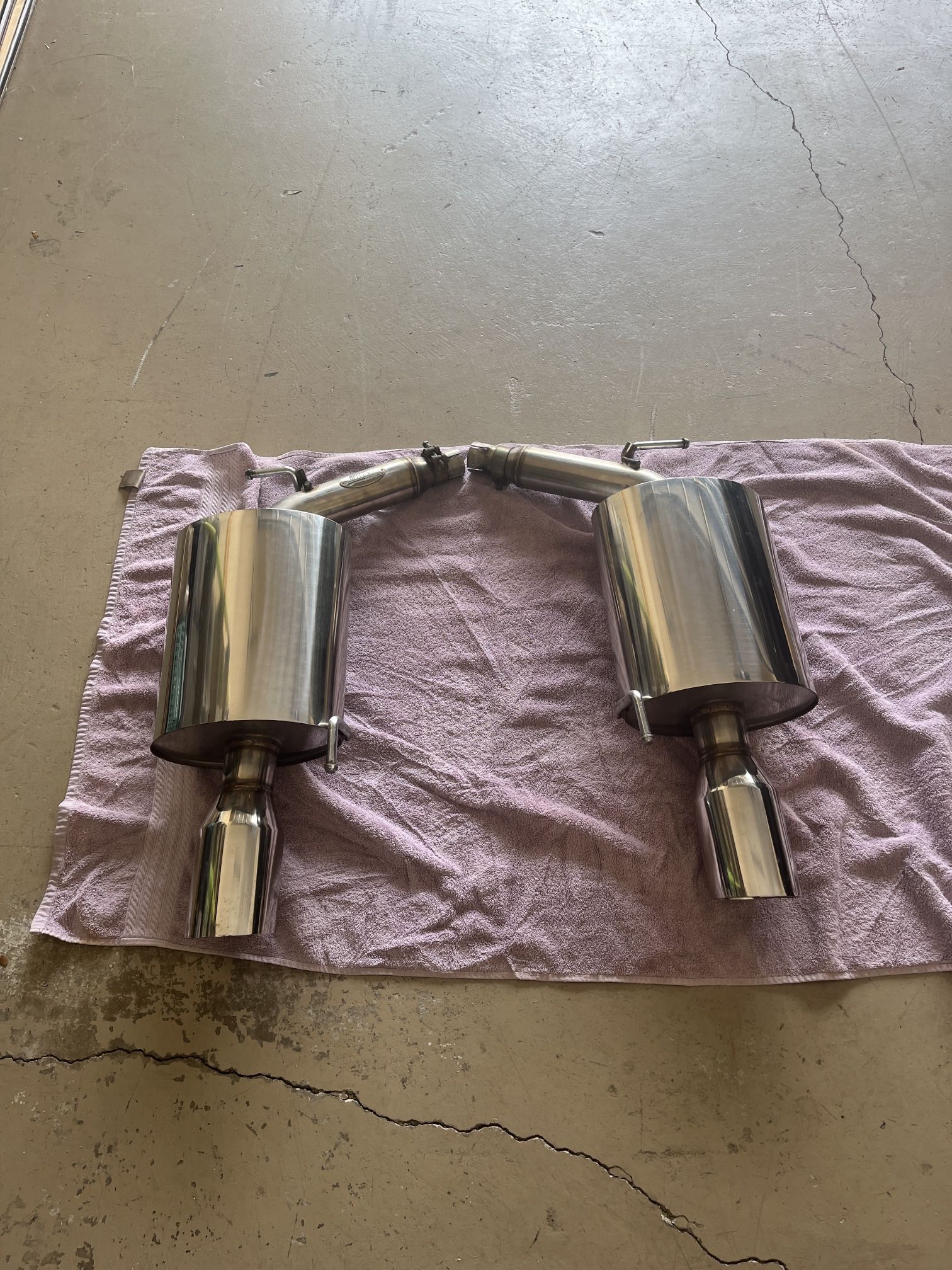 Beluga Racing Axle Back Exhaust 2007-13 G35/G37 RWD AWD Sedan