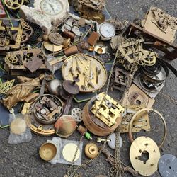 ANTIQUE CLOCKS AND CLOCK PARTS