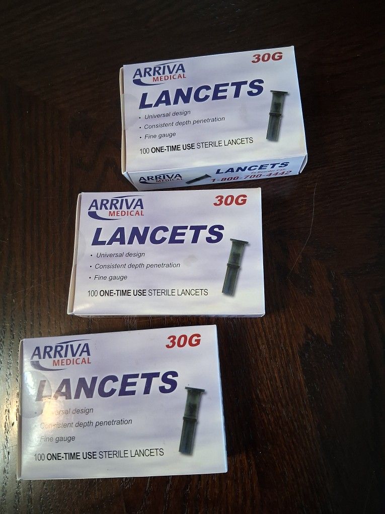 Arriva 30G Lancets