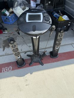 Karaoke Machine And Speakers 