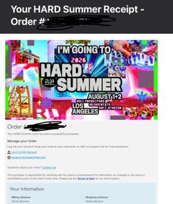 2 Day GA Hard Summer
