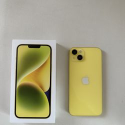 UNLOCKED , Yellow ,iPhone 14 Plus, 128GB, Open Box, Brand New, Clean iMEi  for Sale in Miami Beach, FL - OfferUp