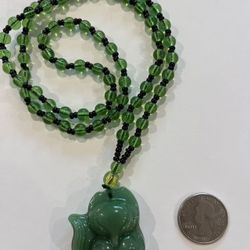 Natural Burmese Jade Dragon Pendant Necklace, Hand-carved, Stylish and Charming Jewelry Accessory, Amulet, Lucky Gift