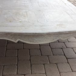 Large French wood Coffee Table 