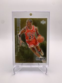 Michael Jordan 1998 Upper Deck Black Diamond Triple GOLD Card /1500