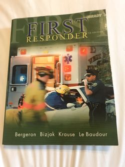 First responder textbook 7th edition with cd