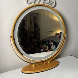 Gold Led Vanity Mirror 