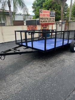 6 feet 4 inches x 12 feet Open Trailer