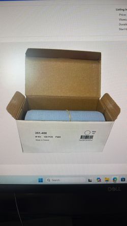 MIRKA 6” 400 GRIT PSA DISC (ROLL OF 125 SHEETS)