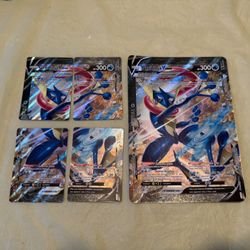Pokemon Cards TCG Greninja V Union Promo Cards + Jumbo