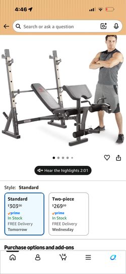 Marcy Olympic Workout Bench.