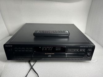 Sony CDP-CE335 5 Disc Carousel CD Changer With Remote-Tested, Works