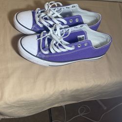 Purple Converse (Size 9)