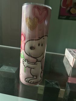 Snoopy sublimation tumbler