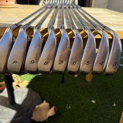 TaylorMade RAC HT Iron Set +1” Steel S-Flex – 3-PW + SW – Tall Playersgg / Midsize Grips