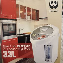 Panda Electric Hot Water Boiler and Warmer, Hot Water Dispenser, 304 Stainless Steel Interior (3.3 Liter, White)