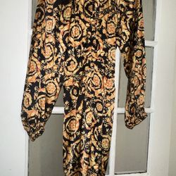 Black and Gold Dress