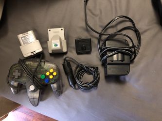 NINTENDO 64 grey controller + Power unit
