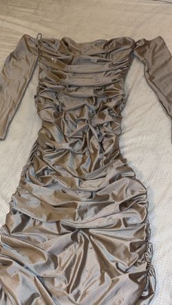 Formal dress color beige