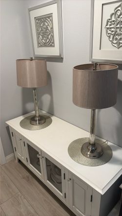2 table lamp set