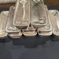 Silver Bars and Coins
