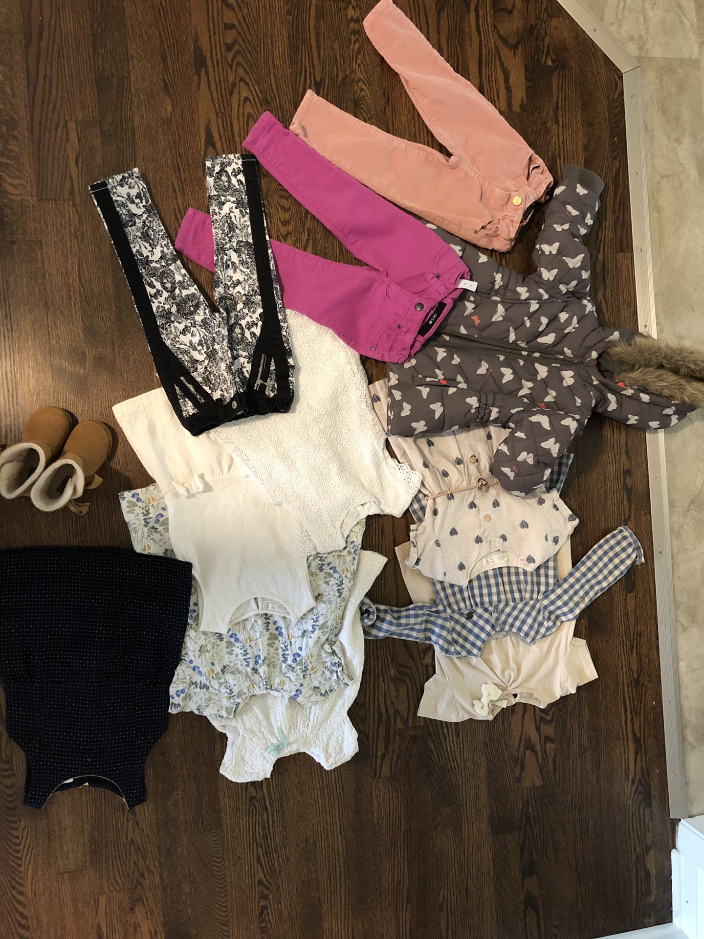 Toddler Girl Clothing Bundle Zara, Joes Jeans, 7 for All Mankind, and Chloe