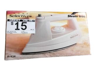Home Selectives Fi-934 White Irons & Clothes Steamer