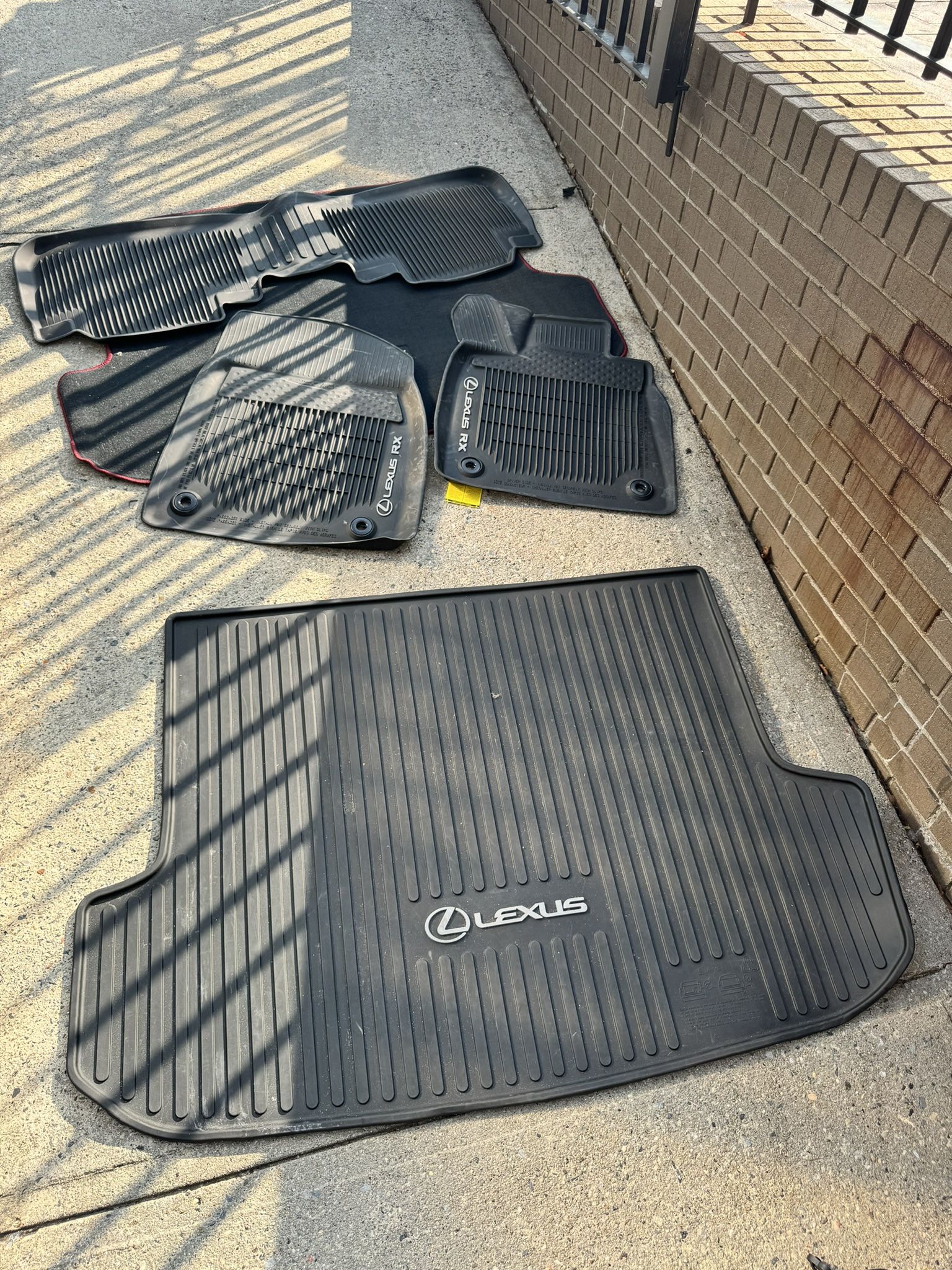 Genuine Lexus RX 350 450H Weather Rubber Floor Mats And Trunk