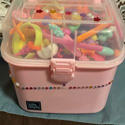 Large Container of Jewelry Pop Beads