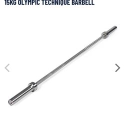 15KG OLYMPIC TECHNIQUE BARBELL