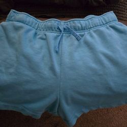 Baby blue Nike shorts