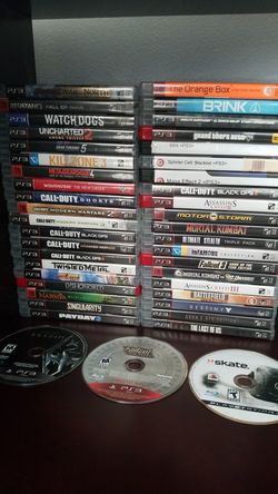 Ps3 games ranging in price