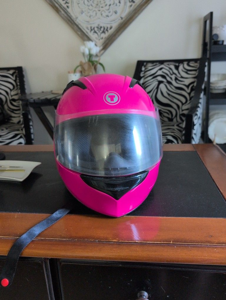 Pink Motorcycle Helmet