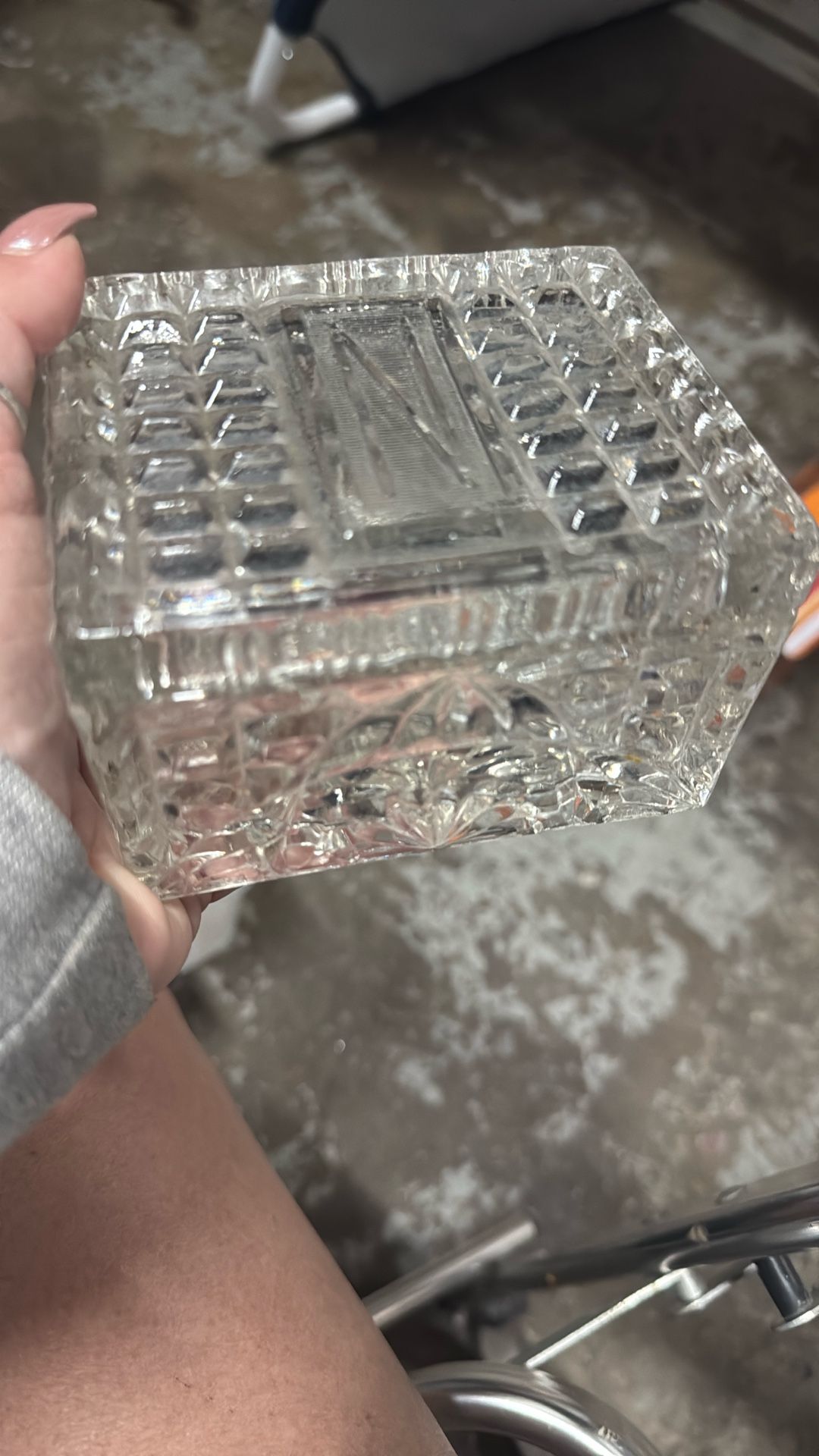 Vintage Crystal Ashtray