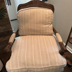 Hard Wood Chair With Cushions