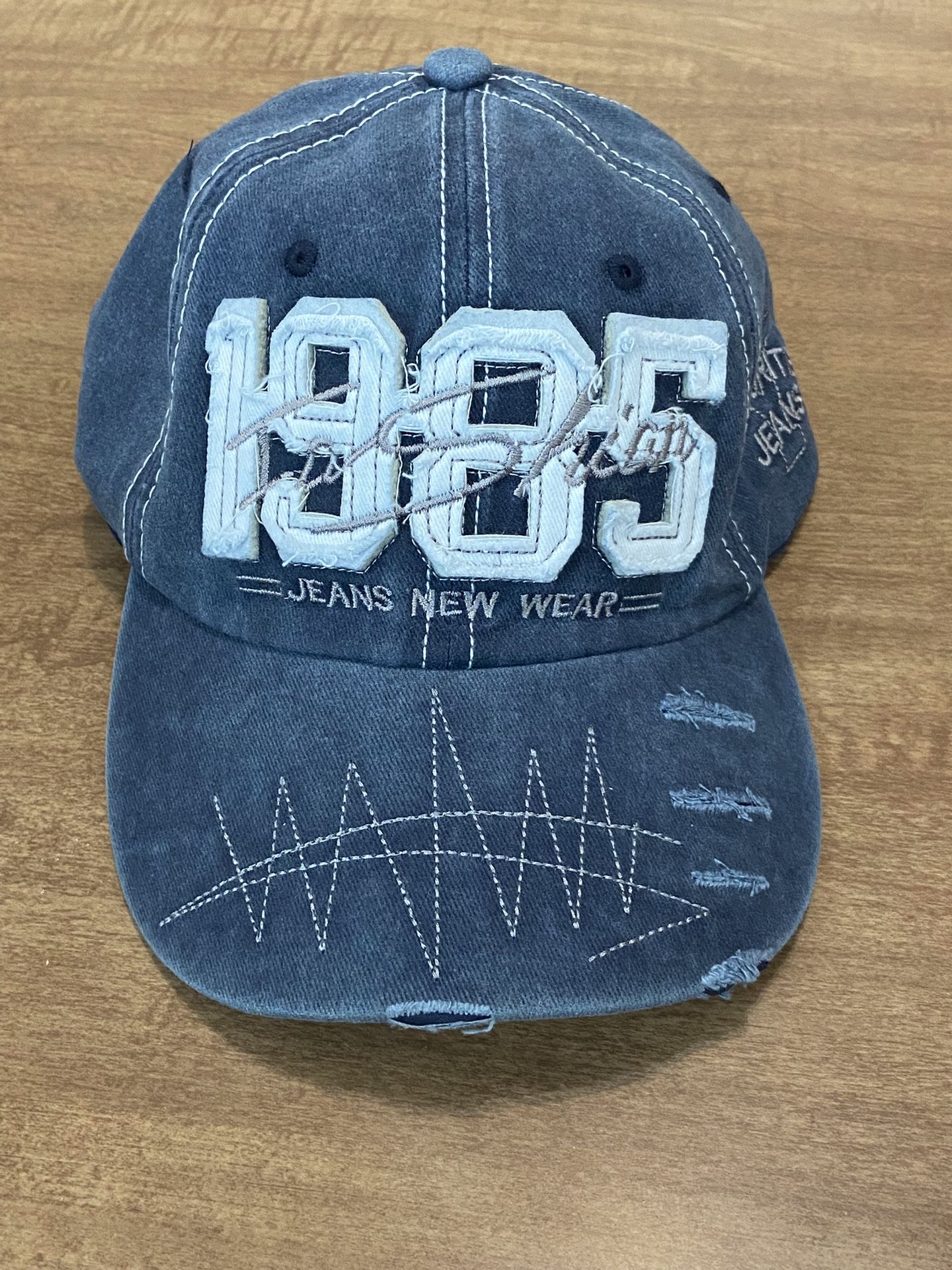 Baseball Cap Adjustable Mens Ladies Sun Summer Hat Denim BLUE