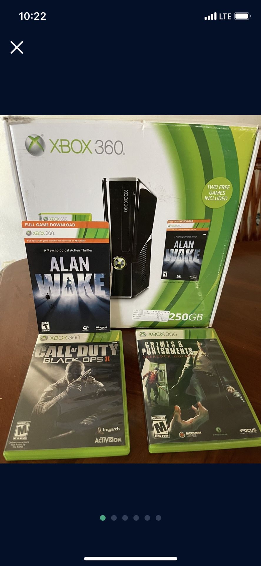 XBoX 360 250 GB 