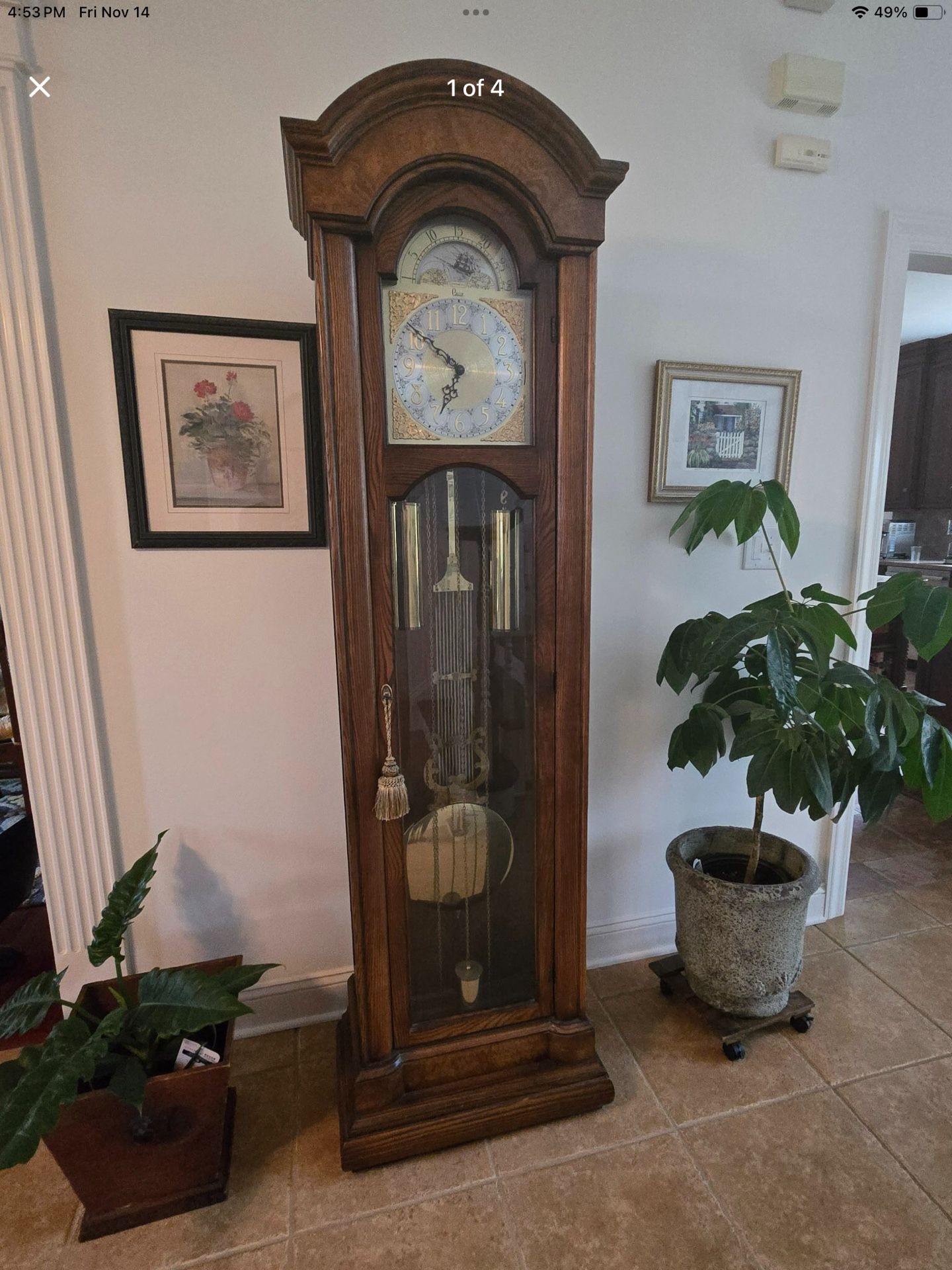 Colonial Grandfather Clock