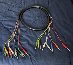 Hosa 6ft Balanced 1/4" To 1/4" 8 Channel Audio Cable