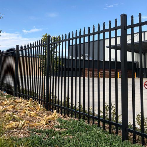 New 68"Hx94W Metal Fence with Spear