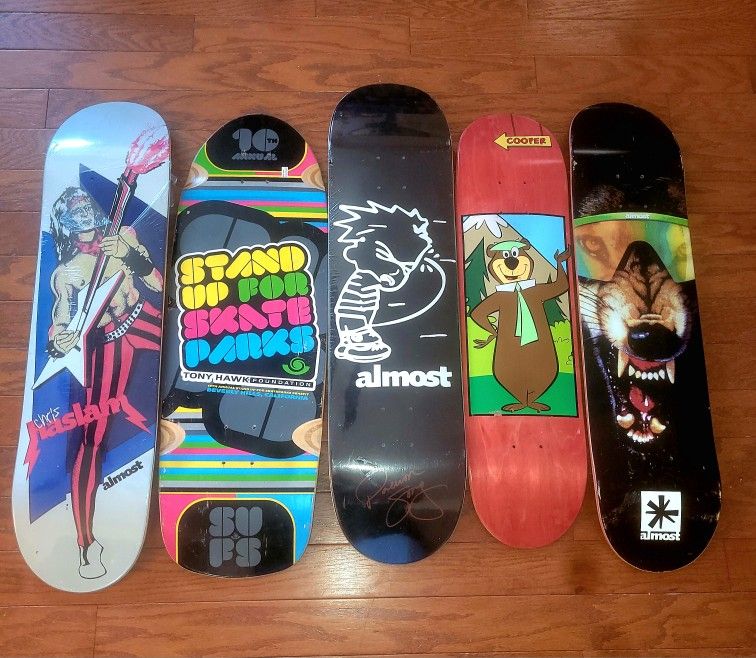 Pick (1) deck for only $65!!! Vintage NOS Rare ENJOI Almost Tony Hawk Skateboard