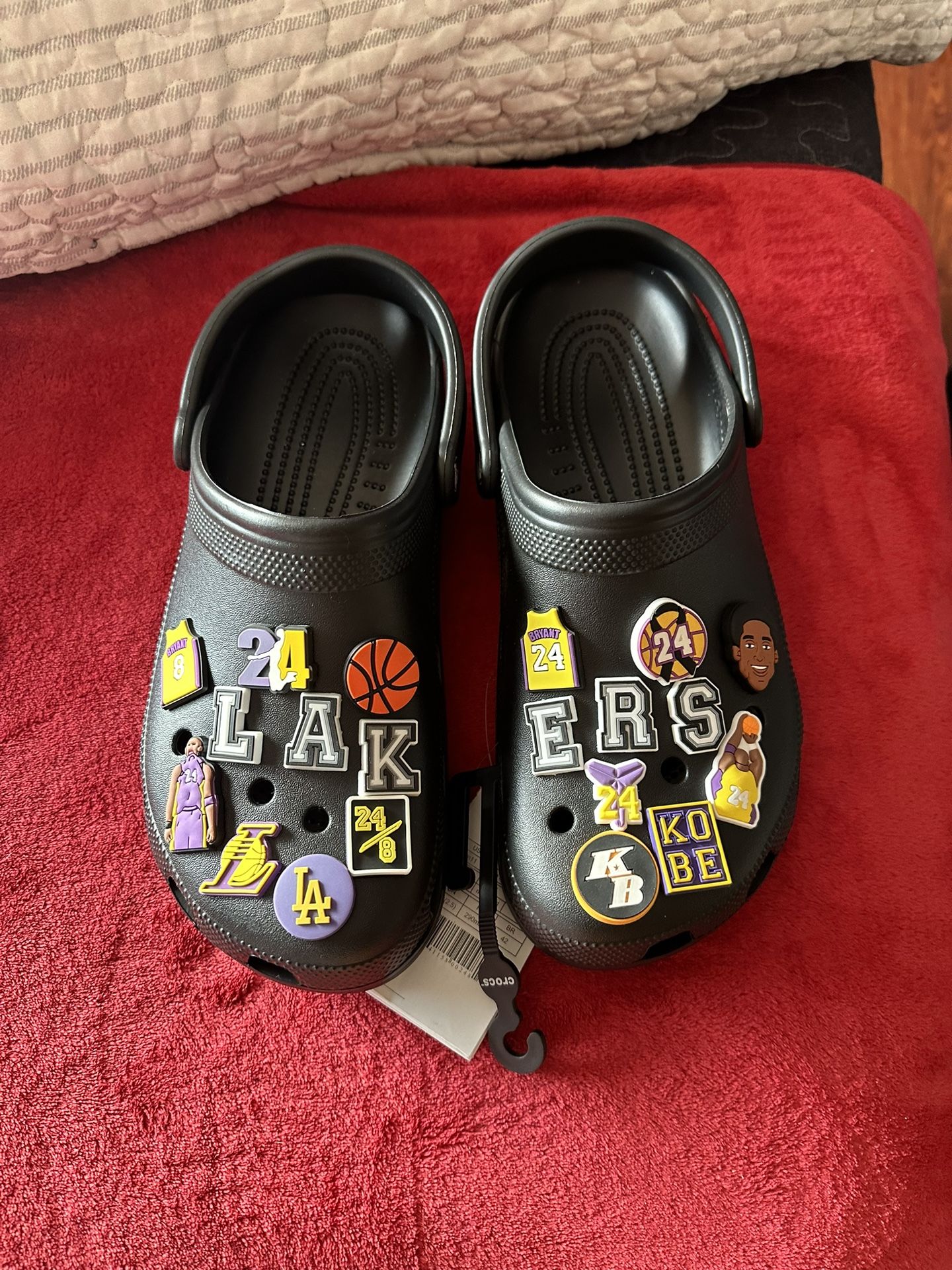 Crocs, W/20, “Lakers #3”, Charms, Classic Style, Unisex, Adult