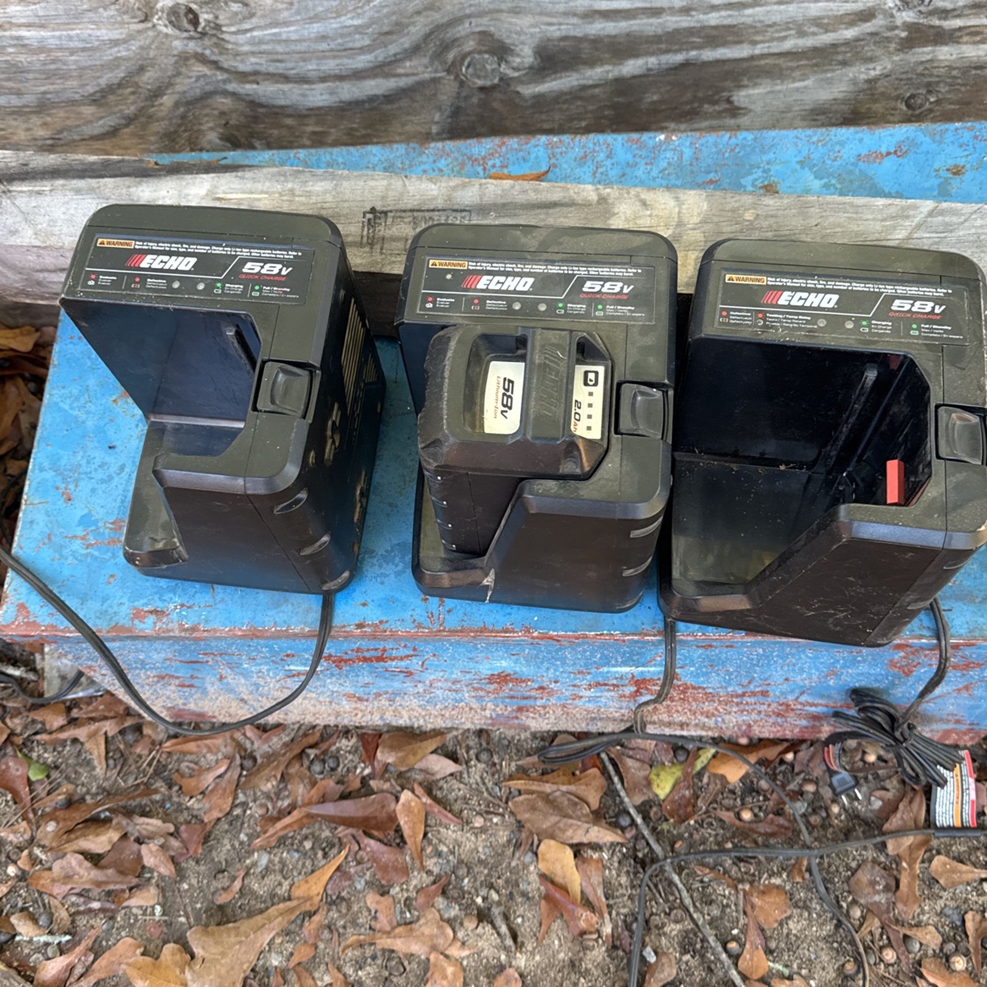 Echo Battery And Three Chargers 58