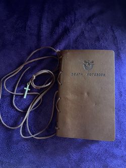 Gothic Death Notebook Skull Journal Cross Charm