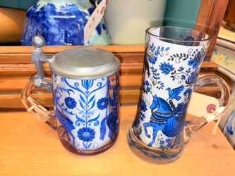 German Glass Steins