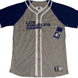 Starter Los Angeles Rams Baseball Jersey Mens M,L & XL